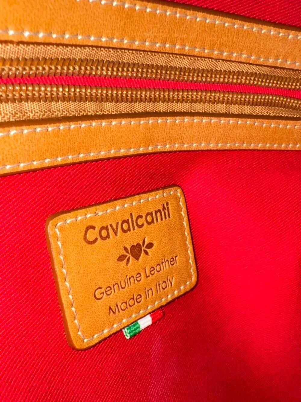 Brown/Tan Leather Cavalcanti Hobo/Tote Bag - Picture 10 of 10